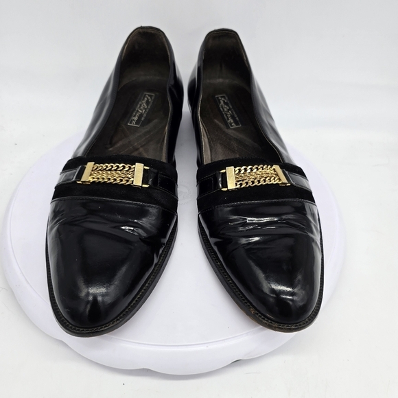 Emilio Franco Dress Shoe Men’s 9 Slip On Exotic Loafers Black main image 9